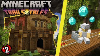 I Built The PERFECT DIAMOND MINE Lets Play Minecraft 120  2 [upl. by Assel789]