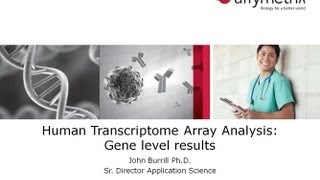 TAC Software Training  Human Transcriptome Array Analysis Gene level results [upl. by Eirrek]