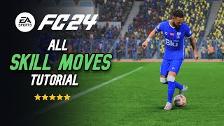 EA Sports FC 24  ALL 100 SKILLS TUTORIAL  PS5 and Xbox [upl. by Boelter565]