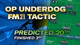 The UNDERDOG Tactic You Have Been Waiting For  Overpowered FM 21 Tactics [upl. by Nagy889]