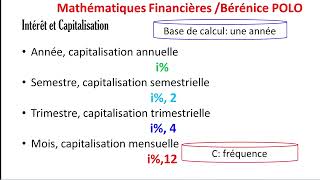 Capitalisation des intérêts [upl. by Nahsor]