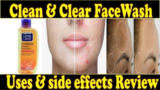 Clean amp Clear Face Wash Review😢  Uses amp Side Effects  Honest Review  Ayeshaa Naeem❤ [upl. by Alleris]