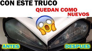 como PULIR FAROS del CARRO en CASA FÁCIL [upl. by Kaete]