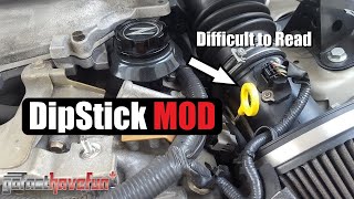 Dipstick MOD  Dip stick hard to read Nissn 350Z  Infiniti G35  AnthonyJ350 [upl. by Dnar443]