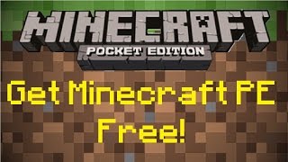 How to get free Minecraft PE iPhoneAndroid IN 2017 [upl. by Itnuahsa]