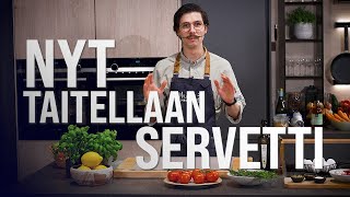 Näin taittelet juhlapöytään servetin [upl. by Pirri]