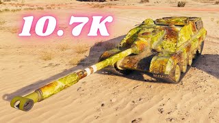 AMX 50 Foch 155 107K Damage World of Tanks [upl. by Wymore631]