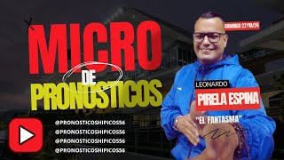 HIPISMO MICRO PRONÓSTICOS 👻Domingo 27 De Octubre 2024  La Rinconada Con Leonardo Pirela Espina 👻 [upl. by Orlando]