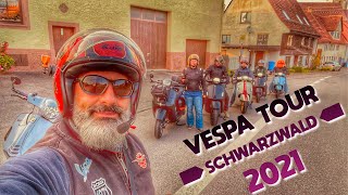 Schwarzwald Vespa GTS Tour August 2021  rusty helmets on tour [upl. by Inaliak]