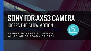 Slow Motion HD Mode  Sony FDRAX53 [upl. by Droflim]