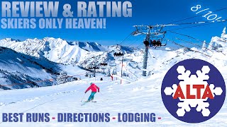 Alta Ski Resort Review and Rating [upl. by Notsruht853]