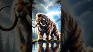 TIGER AND MAMMOTH HYBRID💥 🤯 🐅🦣 animals hybrid tiger amazing nature shorts [upl. by Lenoil]