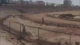 አዲስ አበባ ስቴዲየም በግንባታ ላይ 1968 Addis ababa stadium under construction [upl. by Carnes272]