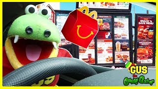 Driving Thru IRL with Food and Toys from McDonalds and MORE [upl. by Ahsikin887]