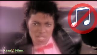 Musicless MICHAEL JACKSON  Billie Jean Music Video [upl. by Niuqauj]