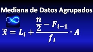 Cómo calcular la mediana para datos agrupados [upl. by Hahcim970]