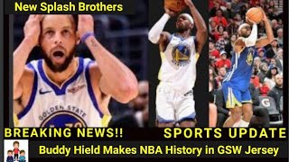 Buddy Hield Makes NBA History in Golden State Warriors Jersey [upl. by Piggy993]