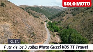 Ruta de los 3 valles  Ruta  Moto Guzzi V85 TT Travel [upl. by Burnie]