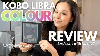 NEW Kobo Libra Colour Review eReader and my first impressions comparaison am I done with Kindle [upl. by Micaela134]