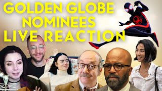 Golden Globe Nominations 2024  Live Reaction [upl. by Gerianne158]