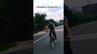 Chandigarh to Siswan Dam 16km cycle cyclinglife cycling sports cyclisme triund cycleride i [upl. by Eillil]