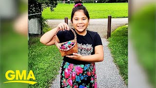 11yearold has sold over 10000 scrunchies using traditional First Nations scarves l GMA [upl. by Gnos]