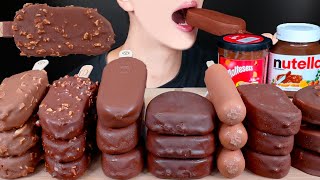 ASMR MALTESERS MAGNUM CHOCOLATE ICE CREAM DESSERT MUKBANG 먹방 モッパン 咀嚼音 チョコレートアイスクリーム EATING SOUNDS [upl. by Misha]