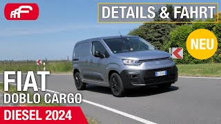 Fiat Doblo Cargo 2024 Review  Alle Infos kurz und knapp [upl. by Tamarra]