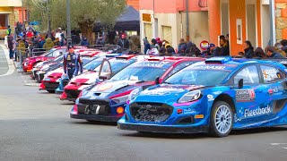 WRC Rally Monte Carlo 2023 REGROUP before Power Stage Roquebilliére [upl. by Cita]