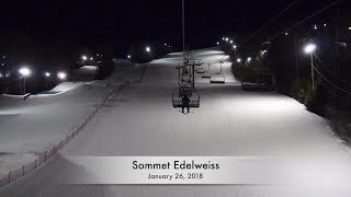 Sommet Edelweiss  January 26 2018 [upl. by Digdirb]