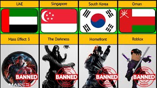 Banned games from different countries  Games banned in countriesWorld Data [upl. by Deloris]