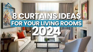 8 Curtains Ideas For Your Living Rooms 2024  Latest Curtain Trends for Living Rooms [upl. by Noelyn]