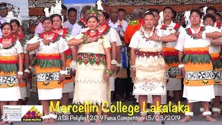 ASB Polyfest 2019 Marcellin College Lakalaka [upl. by Raphaela]