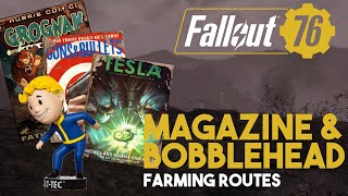 The Best Magazine and Bobblehead Farming Routes  Fallout 76 Tips amp Tricks [upl. by Yanetruoc]