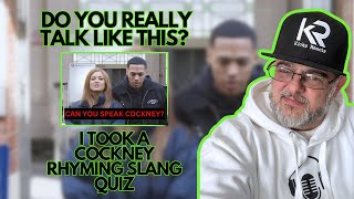 COCKNEY RHYMING SLANG  REACTION cockneyaccent cockneyrhymingslang reaction britishslang [upl. by Fleisig75]