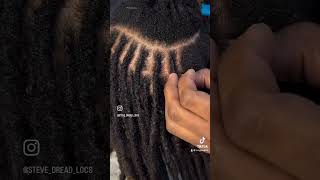 DREADLOCKS CROCHET TECHNIQUE‼️ locs [upl. by Bluefarb87]