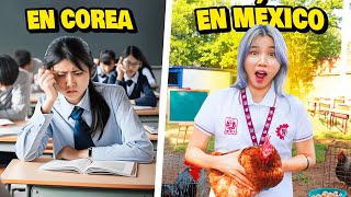 COREANA EN PREPA MEXICANA ES TAN DIFERENTE Chingu Amiga [upl. by Lhadnek]