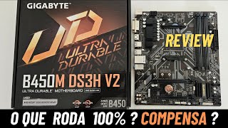 B450 M DS3H Gigabyte Review  Será que compensa  Roda 5700X3D [upl. by Blanche]