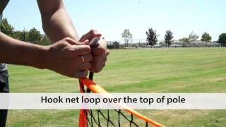 Bownet Soccer Tennis Net 12 X 3 Set Up Video [upl. by Domonic461]