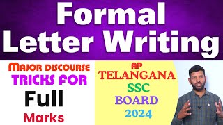 Writing Formal letter Class 10 Letter to the Editor  SSC BOARD EXAM TS amp AP  Major Discourse [upl. by Eyt984]