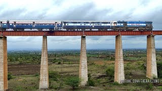 Dangerous Bridges SHINDAWANE Ghat Trains  Indian Railways [upl. by Hairabez]