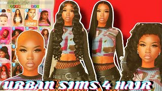 10 BEST 🍂FALL🍂 CC HAIR CREATORS SIMS 4 2023  link in description [upl. by Mulcahy]