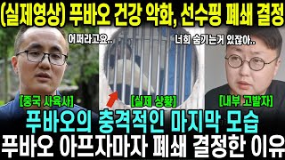 12월 6일 브이로그 푸바오 건강 악화 결국 선수핑 폐쇄 결정 푸바오 아프자마자 폐쇄 결정한 충격 이유 푸바오의 마지막 모습 실제영상포함 [upl. by Shanda943]