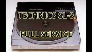 Technics SL3 Linear Tracking Full Service [upl. by Accissej541]