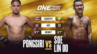 Lethwei Icon vs Muay Thai Star ⚔️ Soe Lin Oo vs Pongsiri  Full Fight [upl. by Lainad]