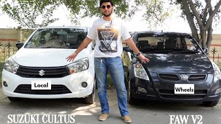 Faw V2 2021 Vs Suzuki Cultus 2021  Comparison Price  Milage  Engine [upl. by Leuqar]