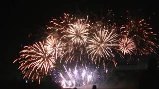 Japan fireworks show Vuurwerkfestival Scheveningen 2017 [upl. by Larena]