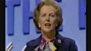 Margaret Thatcher Speech to Tory Conference 1982 Part 1 [upl. by Turne]