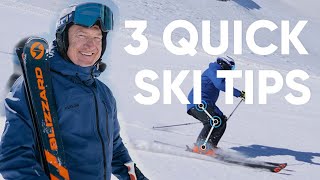 HOW TO Improve Your Skiing With 3 SIMPLE TIPS [upl. by Sheply323]