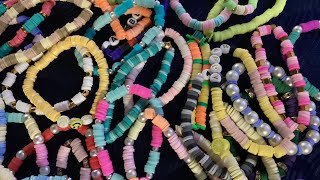 Clay bead bracelet ideas [upl. by Hunley]